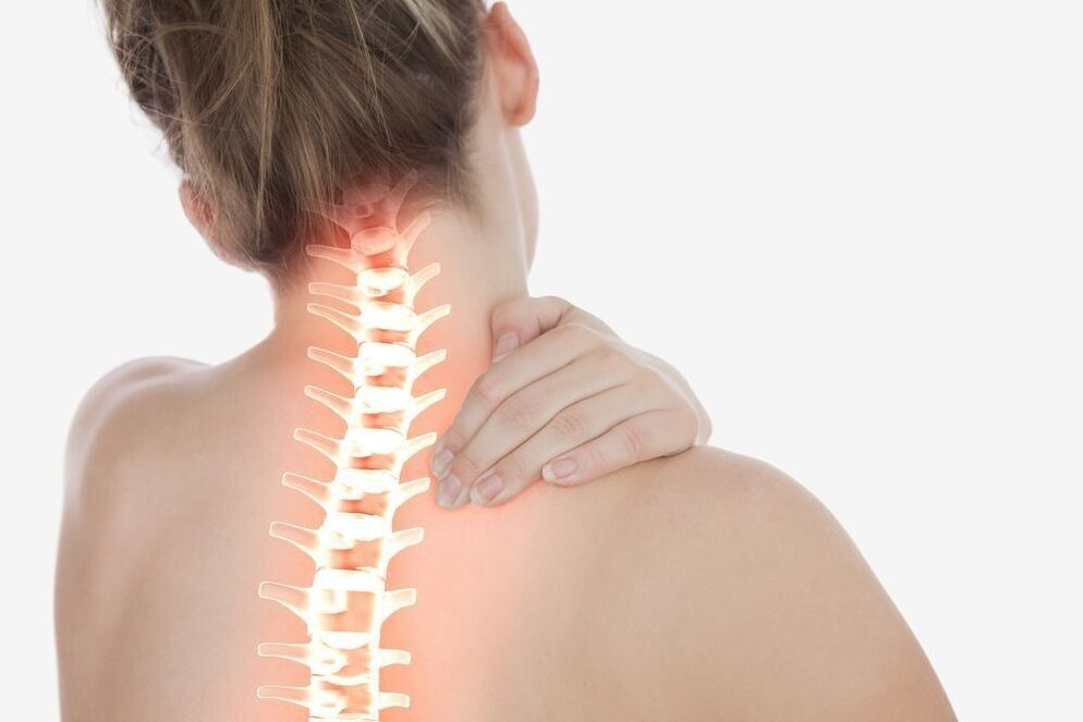 neck pain with osteochondrosis of the cervical spine